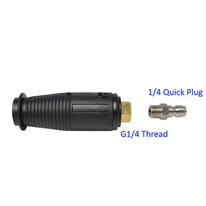 Buse de nettoyeur haute pression à jet réglable en éventail, 200 bars 3000 PSI, en laiton et plastique, pour lavage de voitures et dégraissage, usage moyen - Product Image 4