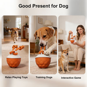 Balle de jeu automatique intelligente pour chien, jouet interactif pour animaux de compagnie à mouvement autonome pour soulager l'ennui, balle roulante rechargeable pour chiens et chats - Product Image 2