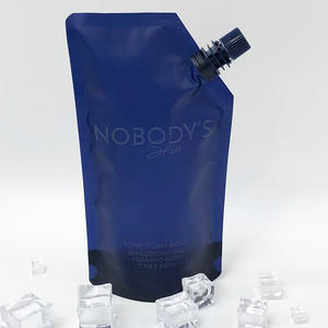 Impresión en color Embalaje de plástico PE Bolsa de pie Caño inferior Transparente a prueba de fugas CPP termosellado para líquido en aerosol frío - Product Image 5