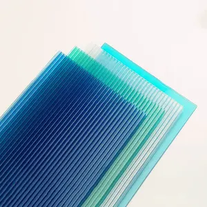 Huashuaite 8Mm 100% Ge Drievoudige Wand Polycarbonaat Plaat Flexibel