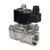 Vanne Solénoïde DNOVA en Acier Inoxydable AISI 304/1.4301 EPDM DN6-50 10bar 220V NC jusqu'à 90° ° C