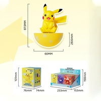 Nouveauté 2026 : Figurines d'anime Pokémon originales en boîte mystère (Eevee, Pikachu, Gengar) – Jouets décoratifs en PVC