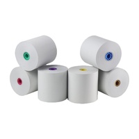 Papier thermique LXF Thermal 001 Mini 57x30mm sans BPA avec mandrin plastique, simple couche 55gsm pour caisses enregistreuses et appareils photo