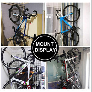 <span class=keywords><strong>Support</strong></span> <span class=keywords><strong>mural</strong></span> pliable réglable pour vélo, <span class=keywords><strong>support</strong></span> de rangement en acier réglable pour vélo, <span class=keywords><strong>crochet</strong></span> pour garage, intérieur, extérieur, VTT, route - Product Image 6