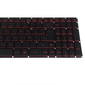 Espagnol Rouge Rétro-Éclairé Clavier Pour <span class=keywords><strong>Acer</strong></span> <span class=keywords><strong>Nitro</strong></span> <span class=keywords><strong>5</strong></span> AN515-54 AN515-55 AN515-43 <span class=keywords><strong>Nitro</strong></span> 7 AN715 51 AN715-51 LG5P LG05P_N90BRL LATIN LA SP - Product Image 5