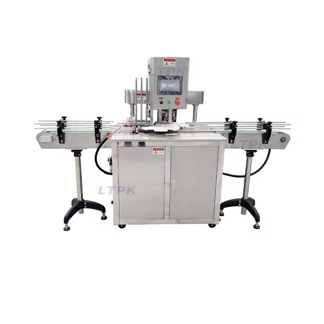 Full Automatic Plastic PET Beverage Bottle Jar Beer Peel off Easy Open Lid Aluminum Metal Pet Tin Can Sealer Sealing Machine