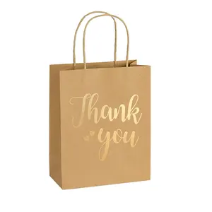 Bolsas De Papel De lujo personalizadas, Bolsa De Papel, regalo De agradecimiento