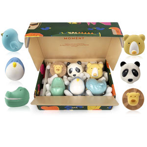 개인 라벨 6PCS 목욕 폭탄 세트 선물 상자 동물 모양 공룡 목욕 폭탄 - Product Image 6