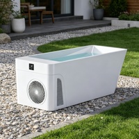 Bain froid portable tout-en-un en acrylique pour récupération corporelle, avec refroidisseur et connexion Wi-Fi
