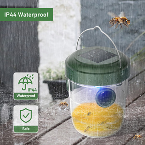 X-pest 2024 thiết kế tốt không thấm nước thân thiện với môi năng lượng mặt trời led trái cây fly bẫy kiểm soát dịch hại nhựa năng lượng mặt trời powered wasp bẫy - Product Image 5