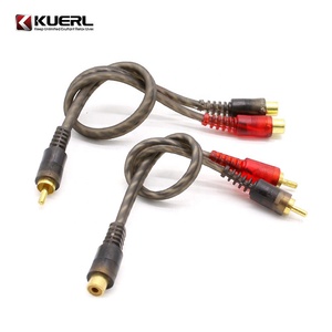 الجملة RCA Y كابل مهايئ مجزأ واحد إلى اثنين موصل سيارة مقسم صوت كابل - Product Image 6