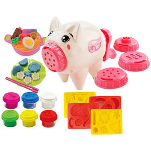Kit de pâte à <span class=keywords><strong>modeler</strong></span>, moule, machine à nouilles cochon, création de <span class=keywords><strong>cuisine</strong></span>, argile à <span class=keywords><strong>modeler</strong></span>, ensembles de pâte à <span class=keywords><strong>modeler</strong></span> pour enfants - Product Image 1