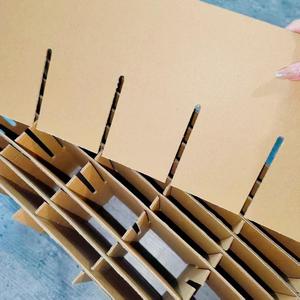 Scatola di Imballaggio Personalizzata Riciclabile Marrone di Alta Qualità con Slot per Cartoncino, Scatola in <span class=keywords><strong>Cartone</strong></span> Ondulato Rinforzato - Product Image 5