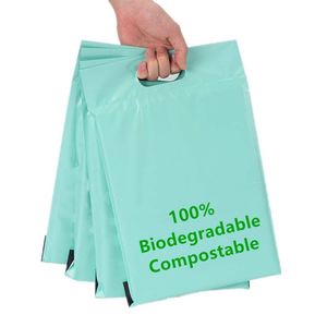 Recyclable 100% <b>Compostable</b> Custom Mailing Packaging Shipping <b>Bags</b> Plastic Courier <b>Bag</b> - Product Image 5