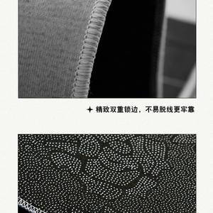 Tapis rectangulaire moderne Wan Xinlong à imprimé marbre, résistant aux taches, pour salon, facile à nettoyer, lavable à l'eau - Product Image 2