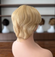 Perruque médicale en silicone et PU, entièrement nouée à la main, cheveux humains non traités, cheveux bruts, dessus en soie, perruque médicale en cheveux humains, perruque pour l'alopécie
