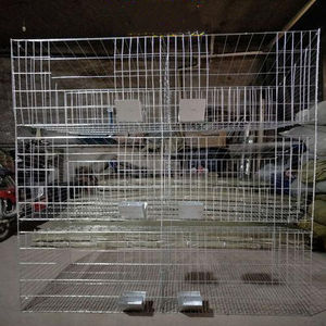 กรงเลี้ยงกระต่ายตัวเมียขนาดใหญ่6/12/24ตัวบนชั้นสามของกรง<span class=keywords><strong>บ้าน</strong></span>กระต่ายพันธุ์ฟรี - Product Image 2