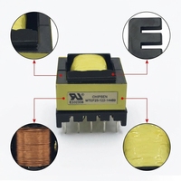Transformateur à ferrite à haute fréquence triphasé Flyback EF25 SMPS avec enroulement en aluminium pour alimentation abaisseur/élévateur