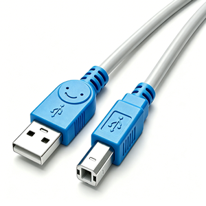 Câble d'imprimante USB 2.0 haute vitesse USB A vers B, cordon de données pour scanner, compatible avec les imprimantes HP, Canon, Epson, <span class=keywords><strong>Brother</strong></span> et les ordinateurs portables - Product Image 2