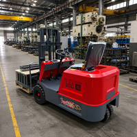 Forklift Counterbalance Listrik 1 Ton 3 Roda 1000kg Bertenaga Baterai Kompak untuk Lorong Sempit Bersertifikasi CE Forklift Gudang