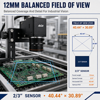 Lente de Cámara Industrial de 2/3 Pulgadas y 16MP, Lente de Enfoque Fijo con Iris Manual para Inspección de Defectos en PCB y Superficies