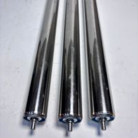 Nouveaux rouleaux de guidage en acier inoxydable galvanisé avec roues dentées en caoutchouc/acier pour lignes de production, personnalisables