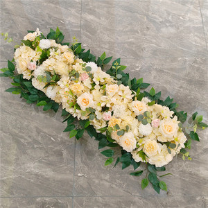 Composizione Floreale Artigianale per Matrimoni, Decorazione per Tavoli e Sfondi, Fiori di Seta Rossi, Bianchi e <span class=keywords><strong>Rosa</strong></span> per Eventi e Mostre - Product Image 5