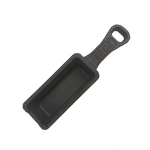 Pot Of Fortune Cast Iron Mini Frying Pan 100 Oz Rectangular Single Handle Uncoated Durable For Kitchen Use - Product Image 2