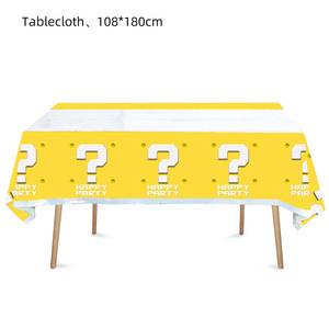 Ensemble de vaisselle <span class=keywords><strong>Mario</strong></span> pour fête d'anniversaire Assiette de <span class=keywords><strong>décoration</strong></span> de fête Fournitures de vacances - Product Image 2