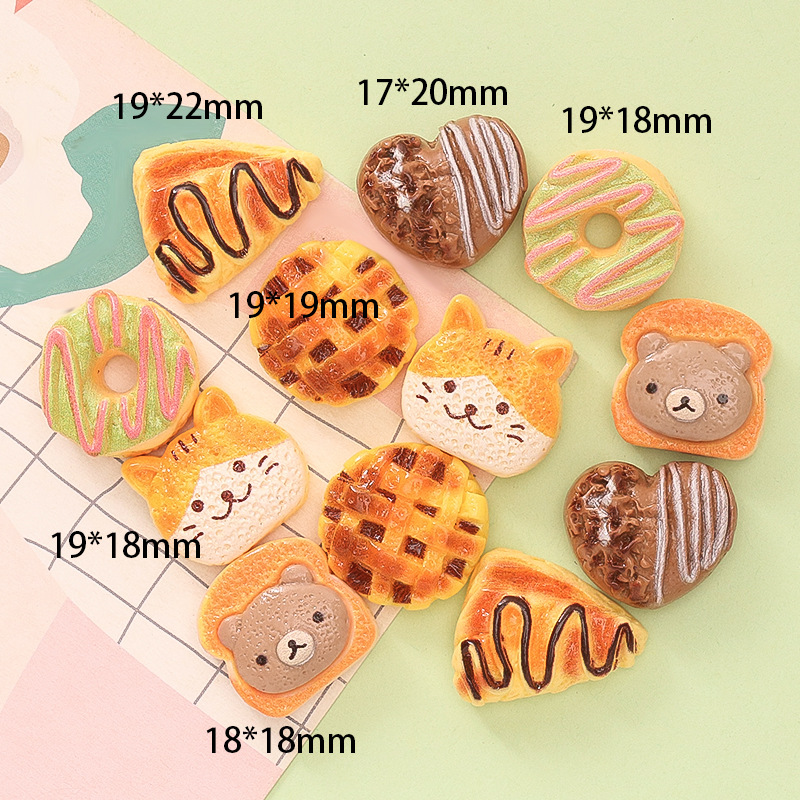Mixte bear toast série alimentaire cheveux au hasard (1)