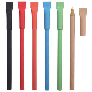 <span class=keywords><strong>ปากกา</strong></span>กระดาษคราฟท์ส่วนบุคคลส่งเสริมการขายโลโก้ที่กำหนดเองเป็นมิตรกับสิ่งแวดล้อมปากกาคู่กระดาษรีไซเคิลปากกา - Product Image 1