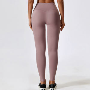 Leggings de <span class=keywords><strong>yoga</strong></span> stretch compression pour femmes taille haute doux pour la course à pied, cyclisme, collants de <span class=keywords><strong>yoga</strong></span>, pantalons de levage des fesses 2023 - Product Image 2