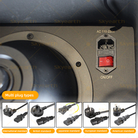 Caja de prueba de potencia de lúmenes precisa de 220V a 12V 24V para bombillas LED H4 9005 9006 H7, probador de faros LED para coche/automóvil