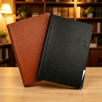 Carnet de notes personnalisé en cuir PU A5 avec logo personnalisé, rechargeable, journal personnel