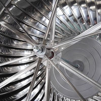 Ventilateur d'éolienne de toit Ventilateur d'extraction sans puissance monté sur le toit/ventilateur d'échappement de toit auto-entraîné