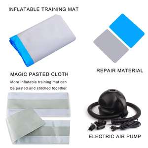 Pista de aire inflable de <span class=keywords><strong>10</strong></span> <span class=keywords><strong>m</strong></span>, pista de aire dwf para exteriores, esterilla de yoga, pista de aire plegable para gimnasia, 4x4 - Product Image 4