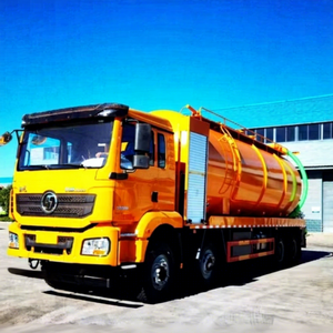 Nouveau camion de nettoyage par aspiration Shacman 8x4 de 33 mètres cubes, diesel, transmission manuelle, norme d'émission Euro 5, pompe à vide en vente - Product Image 1