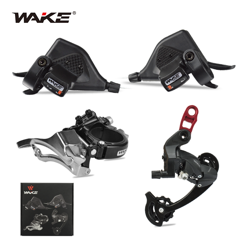 Bicycle 24/27/30 Speed Front Derailleur Set - WAKE MTB Shifter