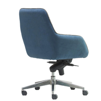 Chaise de bureau pivotante réglable en tissu avec accoudoirs et roulettes pour hall d'hôtel, suite d'hôtes et espace lounge