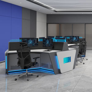 จอมอนิเตอร์โต๊ะศูนย์บัญชาการสื่อสารฉุกเฉินโต๊ะทำงานโลหะคอนโซล - Product Image 1