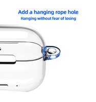 Coque de Protection Souple Transparente Anti-Rayures et Anti-Choc pour AirPods 3 2 1 Pro Écouteurs Sans Fil