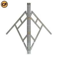 Support télescopique à friction en acier inoxydable moderne pour ouverture de fenêtre, angle réglable, installation facile, 180° - Vente directe usine