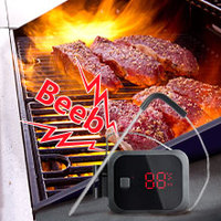 Inkbird termometer kisi daging Bbq, empat probe nirkabel Digital IBT-2X