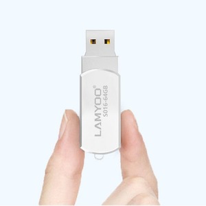 LAMYOO <b>USB</b> Flash Drive S016 Metal <b>2.0</b> Keychain Storage Device - Product Image 2