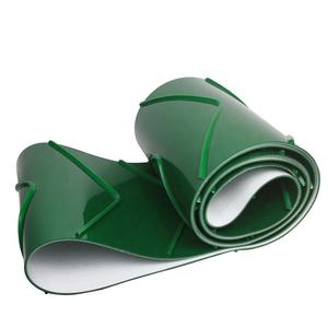 Cleat PVC sabuk konveyor dengan bergelombang siwall Roller Conveyor untuk penggunaan Rumah industri pertanian aplikasi penambangan makanan - Product Image 4