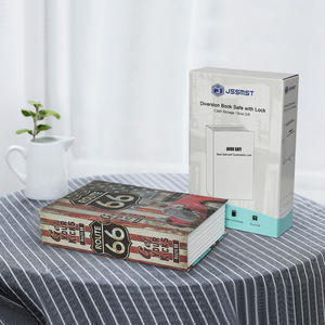 Cassaforte a Forma di Dizionario Senza Chiave con Lucchetto a Combinazione a 3 Cifre, Mini Scatola in Metallo, Contenitore Segreto Nascosto, Senza Batterie, Apertura Silenziosa - Product Image 6