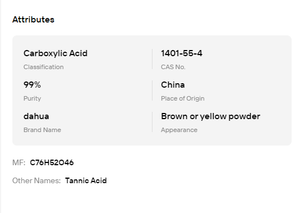 Extracto de Nuez de la India, Ácido Tánico, Multi Grado USP, Industrial, Cosmético, Alimentario, Antioxidante Natural, Paquete de 25 KG - Product Image 6