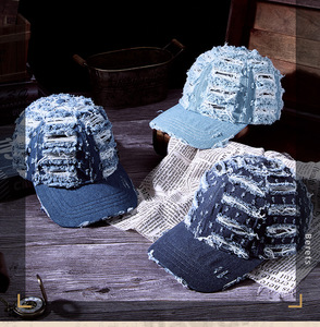 <span class=keywords><strong>Gorra</strong></span> de béisbol de ala ancha con visera, estilo vaquero desgastado, lavada y suave, de moda, especial para primavera y verano - Product Image 2