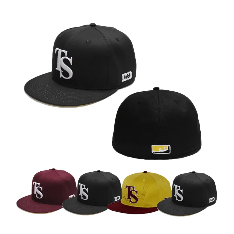 Probe kostenlose Großhandel Snapback Cap Custom Fitted Hüte