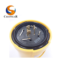 Prise optique à gradation Dali avec interrupteur et fixation à verrouillage rotatif, homologuée IP65/IP67, pour éclairage public à commande automatique, fabriquée en Chine
